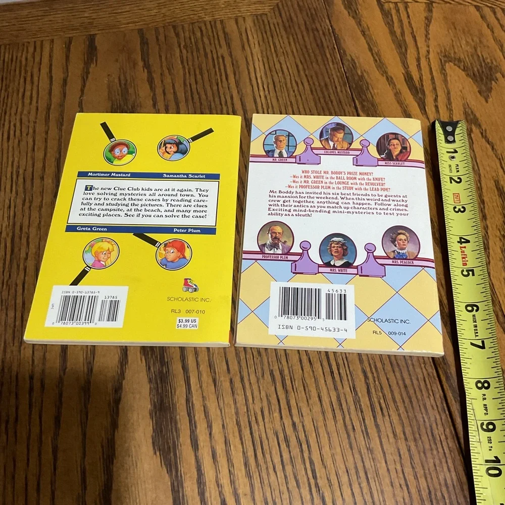 Kids Clue, Clue Jr, Calendar Club, Lucky Star & Jigsaw Jones Mystery Book Set